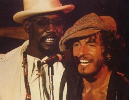 Clarence Clemons and Bruce Springsteen